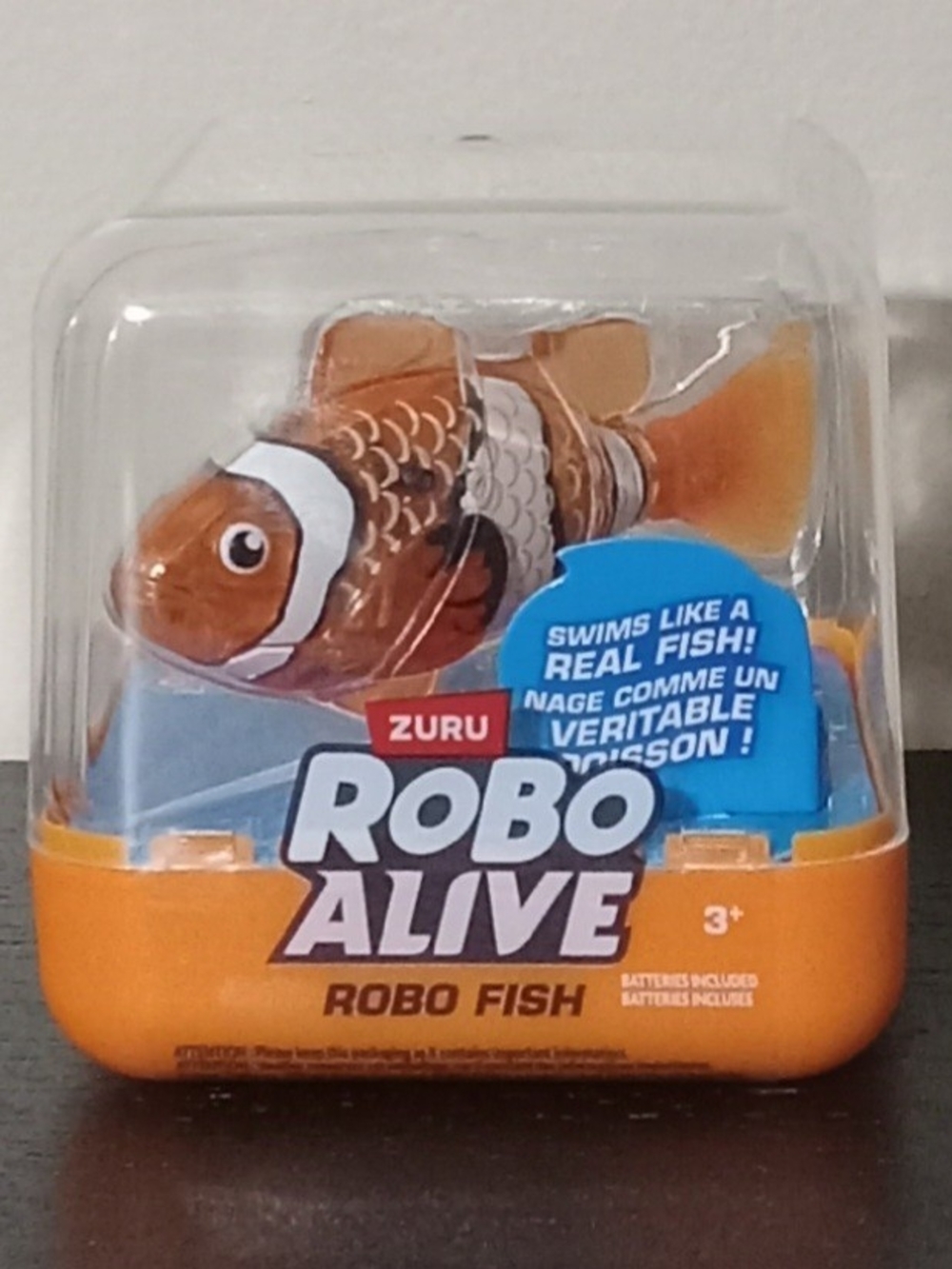 Zuru Robo Alive Orange Robo Fish - Swims Like A Real Fish